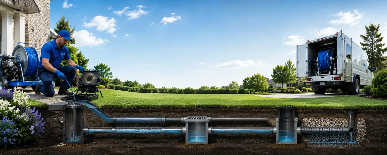 Outdoor drain cleaning information for Shipman, IL
